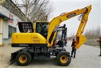 走在技術前沿寶鼎輪式挖掘機廠家國四征程